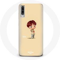 Maniacase Etui voor Samsung Galaxy A50 BTS TinyTAN Animation Suga