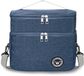 Sacoche isotherme pliable - Isolation - 9,6 litres - Bleu