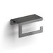 Clou Fold porte-rouleau de papier toilette sans abattant gunmetal PVD CL/09.04029.84