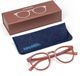 Looplabb trendy leesbril papillon / mauve - sterkte: +1.50