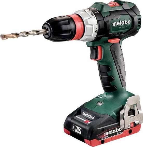 Metabo BS 18 LT BL Q Accu Boor-/Schroefmachine Set (2x 4.0Ah) - 18V - Koolborstelloos