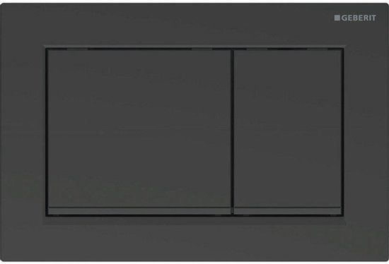 Geberit Omega30 - Bedieningsplaat, mat zwart 115.080.16.1