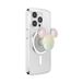 PopSockets Poignée de téléphone ronde, compatible MagSafe, anneau adaptateur inclus, support de téléphone, chargement sans fil compatible - AirbagSherbet Mickey Stripe