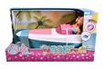 Simba Steffi LOVE Boot - Twee Steffi in Badpak Inclusief Boot met Badring en Dolfijn, 35cm, Vanaf 3 jaar