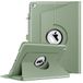 FINTIE Beschermhoes voor iPad 9,7 inch 6e generatie 2018 / iPad 5e generatie 2017/iPad Air 2 / iPad Air - Beschermhoes 360 graden draaibaar, slaap-/wakkerfunctie, saliegroen