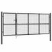 vidaXL Tuinhek van gaas antraciet 350x125 cm gegalvaniseerd staal