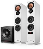 Teufel Ultima 40 ACTIVE 3 Club Edition - 2.1 audioysteem met actieve vloerstaanders en subwoofer, Bluetooth, 260 W, HDMI ARC, USB-C - wit