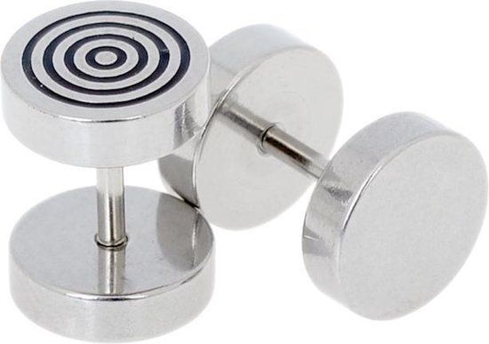LGT JWLS Lookinggoodtoday Heren oorbellen Fake Ear Plug Hypnotise
