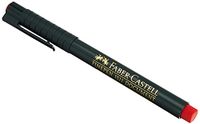 Faber-Castell Finepen 1511 vezelpen, 0,4 mm, rood, 1 stuk