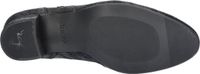 Durea dames schoenen zwart nubuck klittenband blokhak 3-4 cm wijdte H 41