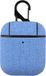 By Qubix AirPods 1/2 hoesje - Hard Case - Lichtblauw - Linnen patroon