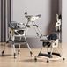 Chaise haute 4-en-1 pour bébés - Barre de jeu amovible - Double plateau réglable - Convient aux 0-36 mois - Capacité de charge supérieure à 20 kg - Kaki