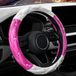 NCD E-Commerce Handel GmbH Housse de volant antidérapante blanc et fuchsia 38 cm