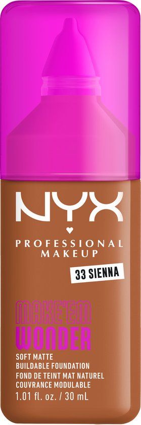 NYX Professional Make Up Make 'EM Wonder Foundation - Sienna - 30ml