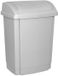 OFFICE products Afvalbak met deksel, kunststof, 25 l, grijs