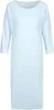 Mey Nachthemd Dames Simple Stripes Alice Blue Driekwart Mouw Katoen Maat M