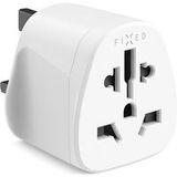 Adaptateur réseau fixe UE / États-Unis / AUS - Royaume-Uni, blanc