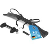 FISCHER Uitbreidingsset voor fietsendrager RoadLine Black, inclusief montagemateriaal, voor een derde fiets, zwart