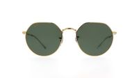 Ray Ban Jack Legend Gold Green Zonnebril Unisex Volledig Metaal Groen Glas
