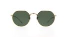 Ray Ban Jack Legend Gold Green Zonnebril Unisex Volledig Metaal Groen Glas