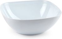 PlasticForte Serveer schaaltje - 20x - vierkant - wit - 17 x 7 cm kunststof