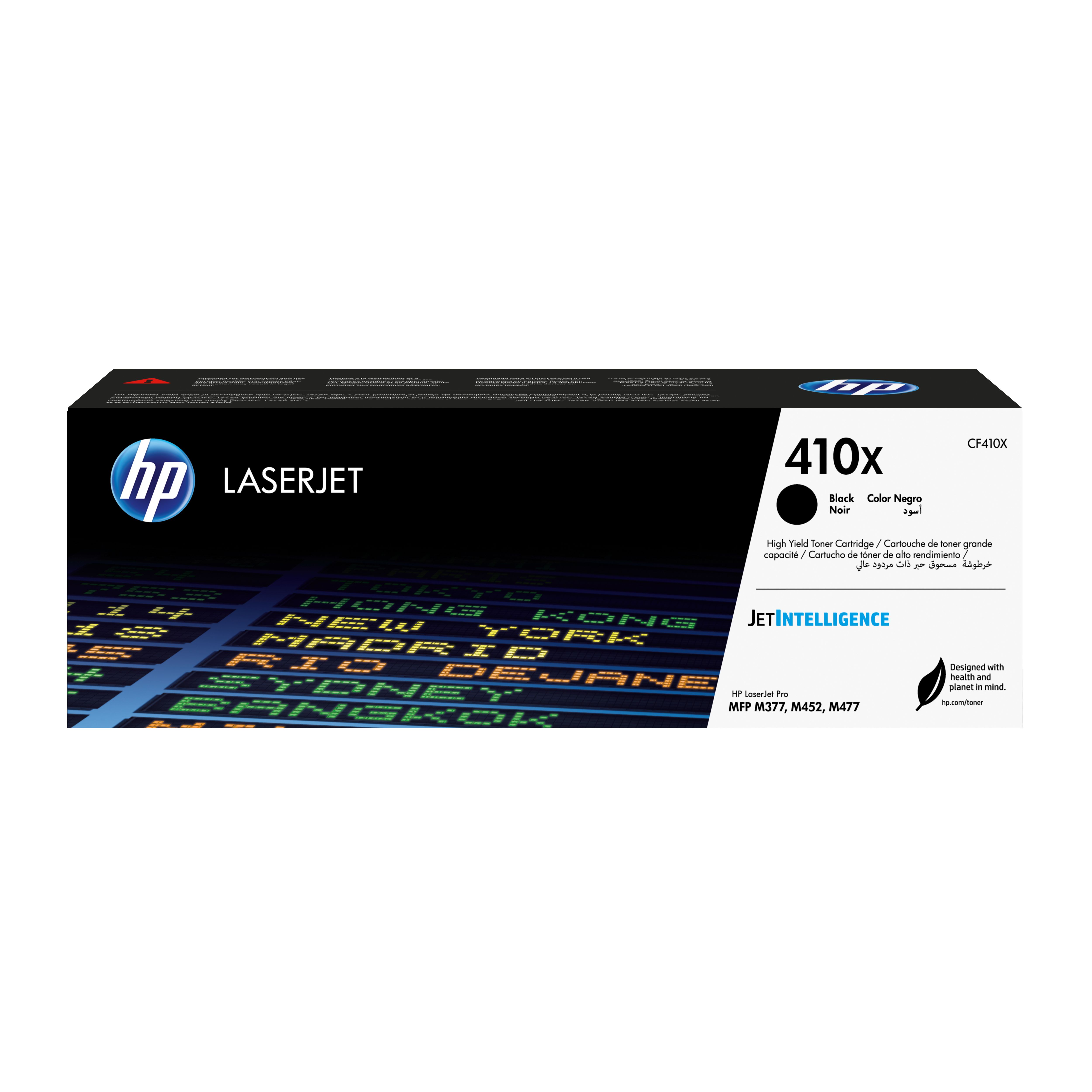 HP 410X High Yield Black Toner Cartridge - Original