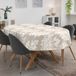 ANRO Tafelkleed Damast Beige Ovaal 180x140cm