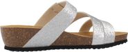 GEOX D551AA Zilver Sandalen met sleehak Dames Maat 36