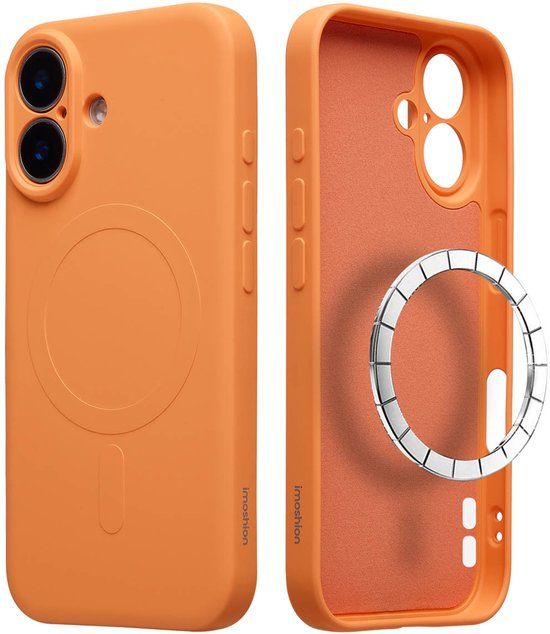 imoshion Color Backcover geschikt voor MagSafe - Oranje - Apple iPhone 16