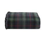 Eddie Bauer Sprei, superzacht omkeerbaar sherpa-katoenen flanellen beddengoed, ideaal cadeau voor Kerstmis en witte olifanten, comfortabele woondecoratie met ruitjes (tartan grenen, gooien)