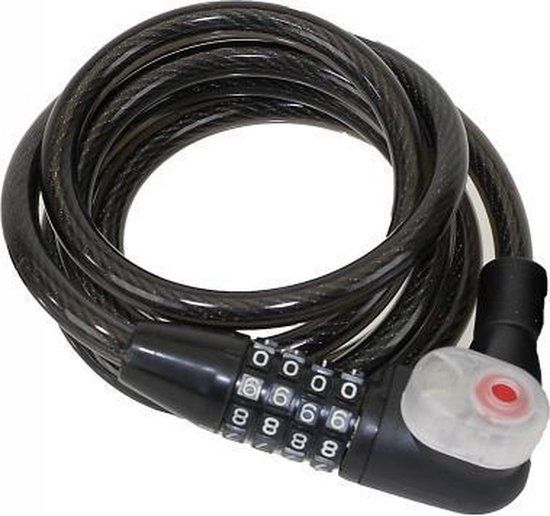 M-Wave Kabelslot 150 cm Zwart