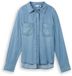 Tom Tailor - Chemisier avec TENCEL™ Lyocell - Taille 46 - Denim Bleu Pierre Clair
