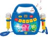 Paw Patrol enceinte Bluetooth, système karaoké portable, 2 microphones, effets lumineux, batterie 1200 mAh, bleu