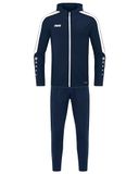 Jako Power Polyester Trainingspak Met Kap Dames - Marine | Maat: 36
