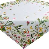 Merkloos Tafelkleed - Bedrukt - Veldbloemen - Wilde bloemen - Lente - Zomer - Vierkant 85 x 85 cm