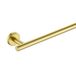 JQK Badhanddoekstang, 24 inch geborsteld licht gouden handdoekenrek badkamer, 304 roestvrij staal dikker 0,8 mm handdoekhouder wandmontage, totale lengte 27 inch, TB110L24-BG