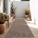 Paco Home Tapis de balcon/terrasse/cuisine intérieur/extérieur à motif chiné uni 60x100 cm