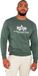 Alpha Industries Basic Sweater Heren Pullover Vintage Green M