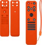 kwmobile Hoes geschikt voor LG MR25GA (2025) - Siliconen anti-slip hoes voor afstandsbediening in oranje