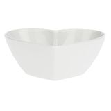 La Porcellana Cupido Bol Coeur Cm 13X13,5X5,5 GB, Porcelaine, Blanc, 13,5 x 13 x 5,5 cm