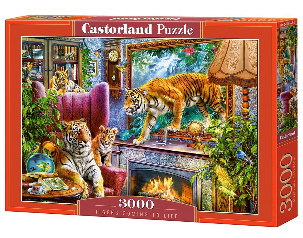 Castorland Tigers coming to life - 3000 stukjes Puzzel