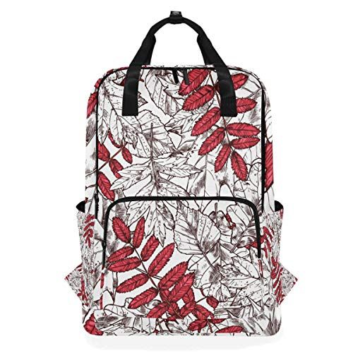 MONTOJ Travel Rugzak Herfst Bladeren Naadloos Patroon School Rugzak - 5721985145283