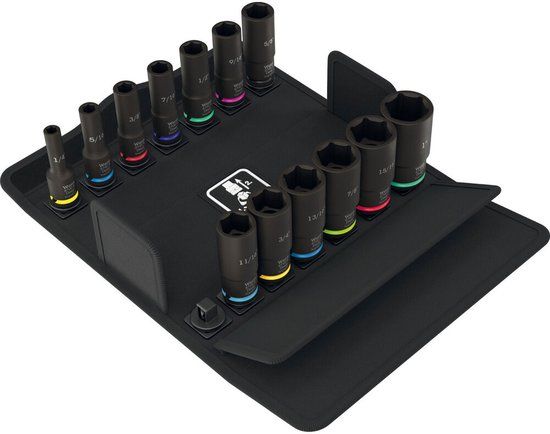 Wera 8790 B Impaktor Deep Imperial Set 1 13-delige 3/8" Doppenset