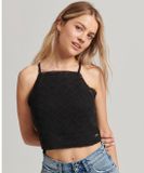 Superdry - Kort Vintage gehaakt topje - Dames - Tops