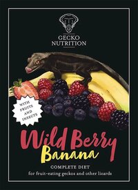 Gecko Nutrition - Wildberry & Banana & Insects - 50g - Hagedis