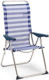 SOLENNY 5 Opvouwbare Fauteuil 114x67x63 Cm Blauw