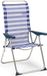 SOLENNY 5 Opvouwbare Fauteuil 114x67x63 Cm Blauw