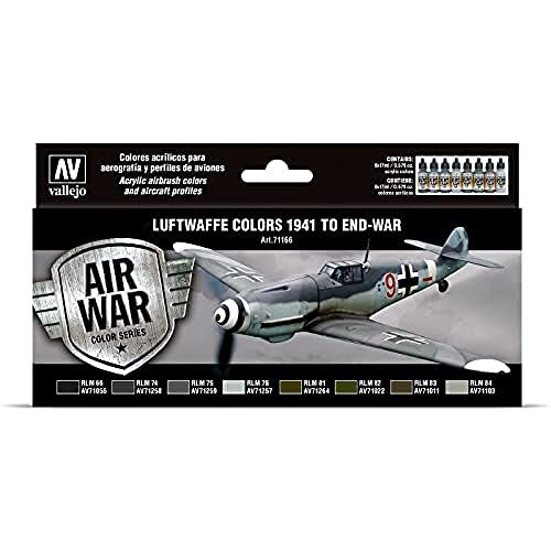 Vallejo Model Air Set - Luftwaffe Kleuren 1941 tot einde oorlog