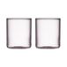 Lyngby Glas Torino verres à shot - 6 cl - set de 2 - rose