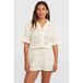 O'Neill wide leg high waist casual short ecru